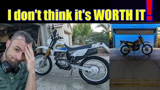 Can you Save MONEY by RESTORING an old Motorcycle '99 Suzuki Dr200