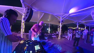 Saxophone Mix - Syntheticsax & Dj Antim - Live at Mayfar resort Party Performance Sax & Dj INDIA