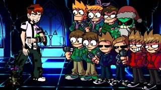 Friday Night Funkin' - Bad Time But Ben 10 And The Eddsworld Cast Sings It