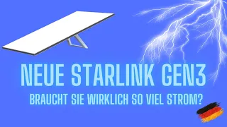 Stromfresser Starlink Gen 3? 🛰 So viel braucht sie wirklich.