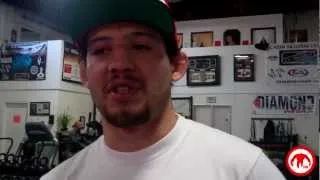 Gilbert Melendez tells us he was hoping for a big UFC name, but will settle for Josh Thomson