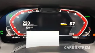 2019 BMW 320D XDRIVE G20 0-220 KM/H ACCELERATION ON GERMAN AUTOBAHN