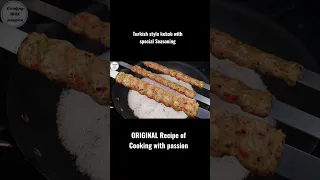 NEW Turkish Kebab With Special Seasoning and Homemade SKEWERS, VIRAL VIDEO of Cooking With Passion😇