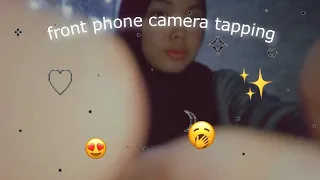 ASMR- front camera tapping 📷🤍(tingly, soft tingles) #lofi #asmr #cameratappingasmr