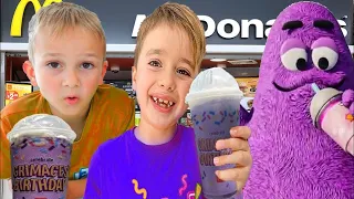 Do Not Order Vlad and Niki's Grimace Shake Happy Meal from McDonalds! 3AM