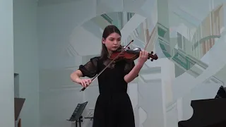 F.Kreisler. Recitativo and Scherzo, Op. 6 for solo violin. Elizaveta Zubenko.