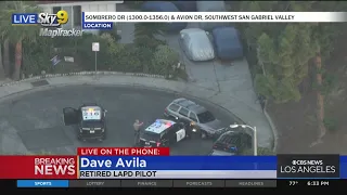 CHP officers trap pursuit suspect in Monterey Park cul-de-sac