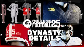 MASSIVE DYNASTY DETAILS Revealed for College Football 25!