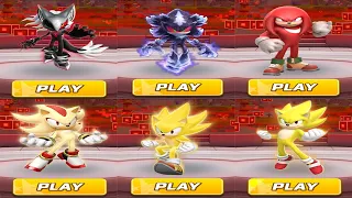 Sonic Forces Speed Battle All Challenger vs All Special Runners - Infinite vs Movie Super Sonic