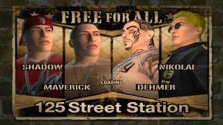 Def Jam Fight For NY | SHADOW vs MAVERICK vs DEHMER vs NIKOLAI | 4 Players! (PS3 1080p)