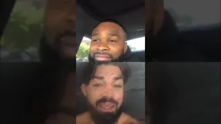 Mike Perry drops the N bomb on Tyron Woodley’s live #shorts