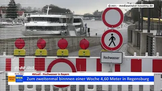 Hochwasser in Regensburg 2021