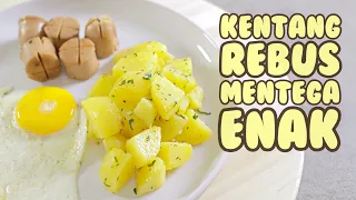 Kentang Rebus Enak Pengganti Nasi atau Roti | Buat Sarapan, Dimasak Gini Aja