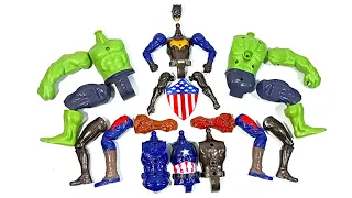 Merakit Mainan Batman, Captain America, Siren Head, Hulk Smash Avengers Superhero Toys