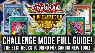 Yu-Gi-Oh! Legacy Of The Duelist: Link Evolution Duelist Challenges Guide! The BEST Decks To Grind!