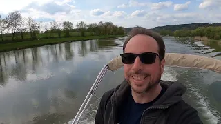 Donau mit dem Boot - (Sportboot-) Schleuse Bad Abbach