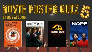 Guess the Movie Poster Quiz 5 (40 Questions)