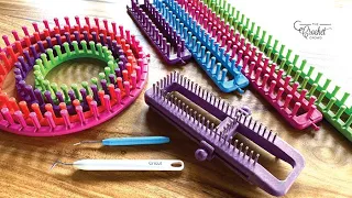 Loom Knitting for Beginners - Types of Looms | The Crochet Crowd