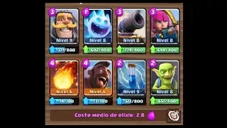 ¡¡..MAZO BARAATOO DE MONTAPUERCO --2.8E-- ||SIN LEGENDARIAS|| CLASH ROYALE..!!  [KiirbyyxD]