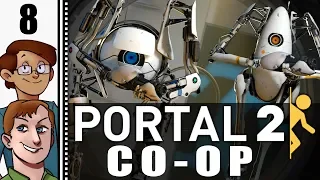 Let's Play Portal 2 Co-op Part 8 - Art Therapy