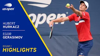 Hubert Hurkacz vs Egor Gerasimov Highlights | 2021 US Open Round 1