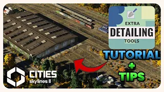 How to create ABANDONED RAILYARD in CITIES SKYLINES 2 ft. EXTRA 3.0 | TUTORIAL