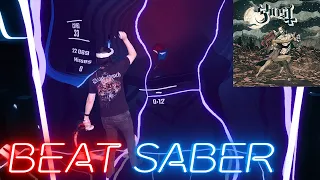 Beat Saber | Dance Macabre - Ghost (Expert) | First Attempt | Mixed Reality