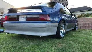 90 Mustang Gt E-cam SLP 2 Mufflers