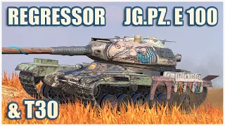 Regressor, T30 & Jg.Pz. Mighty • WoT Blitz Gameplay