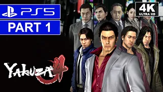 YAKUZA 4 REMASTERED | Part 1 | PS5 Story Walkthrough | [4K, HDR, 60FPS]