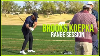 Range Session - Brooks Koepka Swing & Slow Motion (Wedge to Driver) 2021