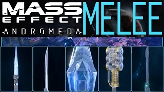 MELEE TESTING & SHOWCASE WITH AUGMENTS IN MASS EFFECT ANDROMEDA