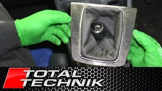 How to Remove Gear Stick Trim (MANUAL) - Audi A4 S4 RS4 - B6 B7 - 2001-2008 - TOTAL TECHNIK