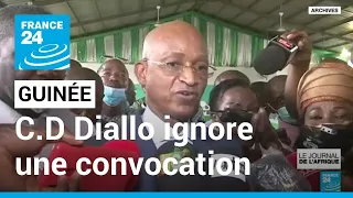 Guinée : l'opposant Cellou Dalein Diallo ignore une convocation par la justice • FRANCE 24