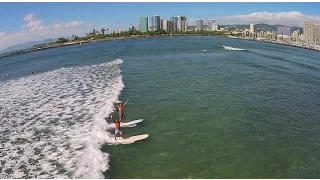 Surfing Hawaii: Ala Moana to Waikiki to Diamond Head by Drone