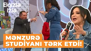 Elgizlə izlə | Mənzurə Musayeva canlı efirdə Anar Vəziroğlunun üstünə getdi