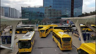 ¹³⁴⁰ 🇵🇹 Lisboa 🚌 Carris Metropolitana ⌯ Intense traffic at Oriente ⊹ Alsa 12707 ➙ Palmela ⌯ 4710