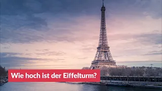 Wie hoch ist der Eiffelturm?