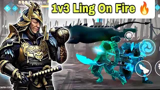 12 level Ling is too good & unbeatable 🔥 how  Shadow Fight 4 Arena