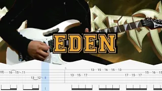 How to play | eden-Battle Beast(guitar solo with Tab lesson)