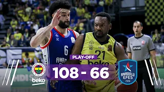 Play-Off Yarı Final Serisi - Fenerbahçe Beko (108-66) Anadolu Efes