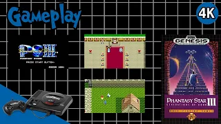 Phantasy Star 3 - Sega Genesis Gameplay With Xenogear99 [4K 60FPS]