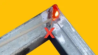 It is rarely known how to weld 90 degree steel