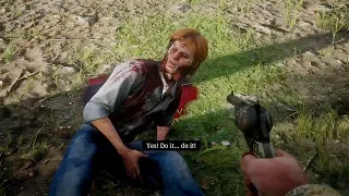 You Get Honor for Killing This Dying Man Which is sad - Red Dead Redemption 2