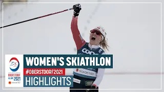 Johaug starts with a gold | Women's Skiathlon | 2021 FIS Nordic World Ski Championships