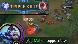 Ashe support but with the Season 10 items she is now the most annoying nightmare in botlane