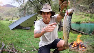 Solo Aussie WILD CAMP/ FLY FISHING Adventure