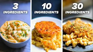 3-Ingredient vs. 10-Ingredient vs. 30-Ingredient Mac 'N" Cheese