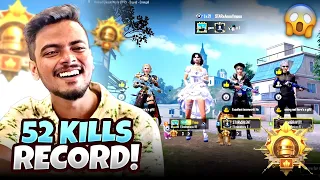 Full Rush Gameplay in Conqueror Lobby / 52 Squad Kills / PUBG MOBILE