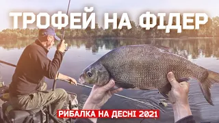 ТРОФЕЙНА РИБАЛКА НА ДЕСНІ. ЛЯЩ НА ФІДЕР У ТРАВНІ 2021.